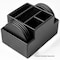 Dacasso Black Leather Multi-Purpose Desk Supply Organizer A1048 - alternate 7
